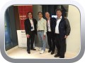 Gary Valaskovic, New Objective; Chenhui Zeng, Novartis; Mike Lee, Milestone Development Services; Peter Wang, New Objective